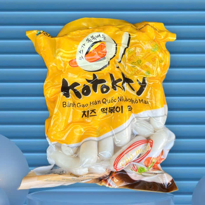 0.5kg Bánh Gạo Tokbokki Nhân Phô Mai Hàn Quốc