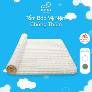 Tấm bảo vệ nệm Goni chống thấm, kích thước 1m x 2m, 1m2 x 2m, 1m4 x 2m, 1m6x 2m, 1m8 x 2m, 2m2 x 2m
