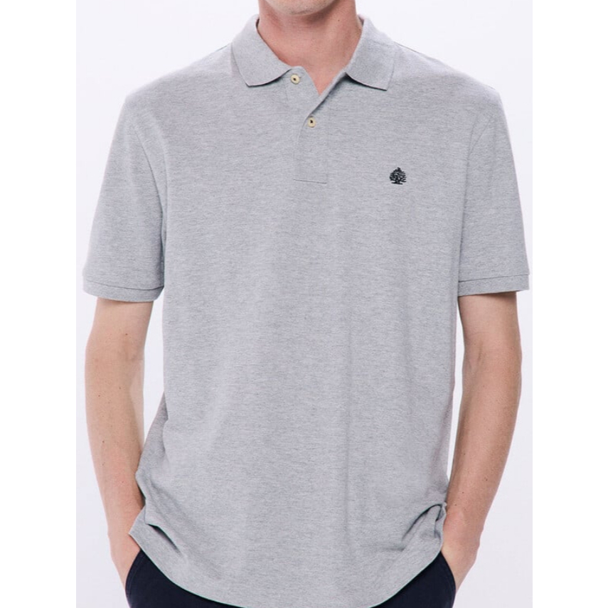 Áo Thun Polo Piqué Màu Grey - Old Money Style