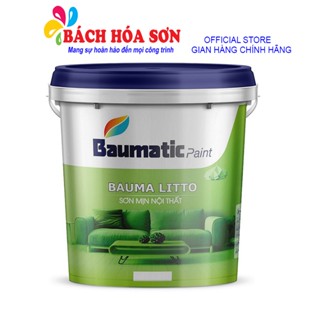 5L - Sơn mịn nội thất - Sơn kinh tế giá rẻ  BAUMA LITTO