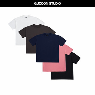 Áo Thun Trơn Nam Nữ Form Dáng Boxy Tay Ngắn, Áo Phông Cotton Local Brand Blank Boxy T-Shirt Gucoon