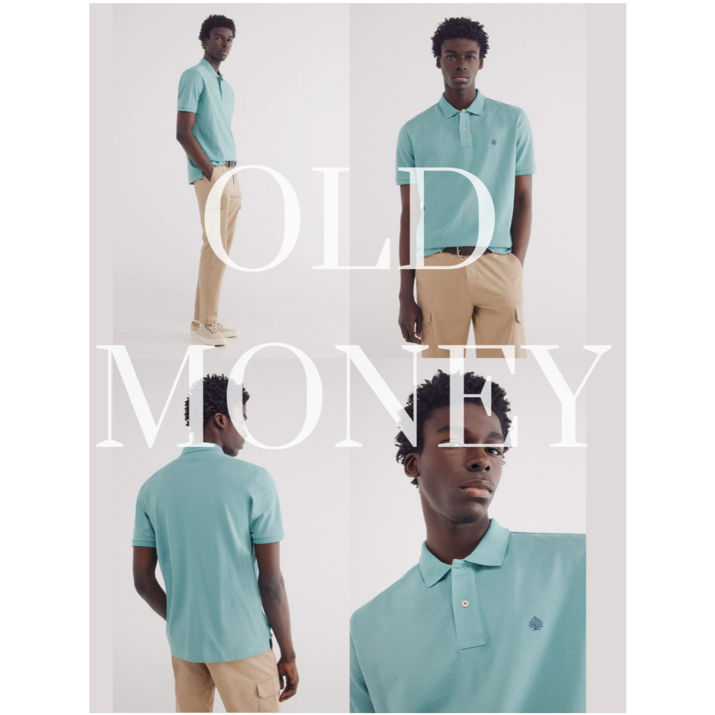 Áo Thun Polo Piqué Màu Verde - Old Money Style