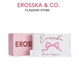 [SET QUÀ TẶNG 20/10] Hộp túi giấy thiết kế đặc biệt Erosska đóng gói giày dép nữ thanh lịch sang trọng - HOP_