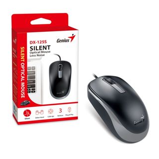  Chuột có dây chống ồn Genius DX-125S   chuột silent   