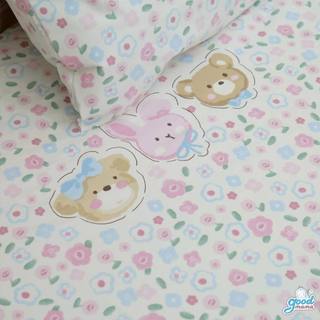 MẪU HOA NHÍ Ga Chống Thấm Goodmama Chất Liệu Cotton Cao Cấp, Không Nóng - Không Bí -Bảo Hành 6 Tháng