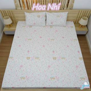 MẪU HOA NHÍ Ga Chống Thấm Goodmama Chất Liệu Cotton Cao Cấp, Không Nóng - Không Bí -Bảo Hành 6 Tháng