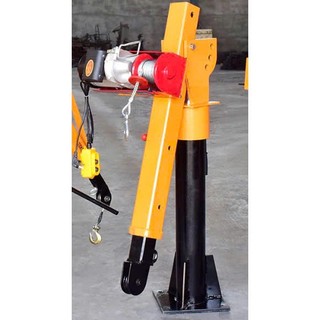 Khung Cẩu Xoay 360 Độ Tải Trọng 500kg Gắn Các Máy Tời Chuyên Dùng Để Lắp Đặt Trên Xe Ô Tô Nâng Hạ Hàng Hóa