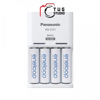 Combo 4 pin + sạc Eneloop Panasonic BQCC51C _TUGSTUDIO