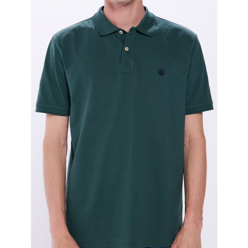 Áo Thun Polo Piqué Màu Xanh Lá - Old Money Style