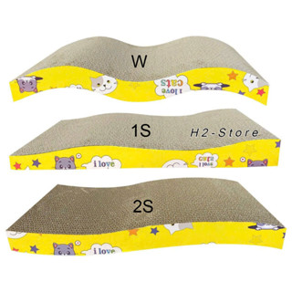 【TẶNG CỎ MÈO Bàn cào móng cho mèo, tấm sóng làm bằng carton dày cao, đồ chơi thú cưng