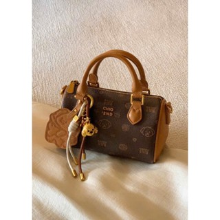  Túi trống đeo vai đeo chéo họa tiết tặng charm nhiều hình 571 