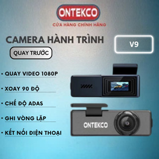 Camera hành trình ô tô ONTEKCO V9 WiFi Kết nối xem qua điện thoại, chức năng giám sát đỗ xe / bh 12 Tháng chính Hãng