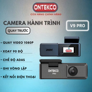  Camera hành trình oto ONTEKCO V9 Pro kết nối wifi xem qua điện thoại   Tính năng giám sát đỗ xe  Ghi hình full HD 1080P 