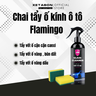  Chai xịt tẩy Ố Kính Ô tô FLAMINGO-Tẩy Cặn Canxi- Làm Sạch Kính Xe Bị Ố Mốc,MờĐục- phủ nano 