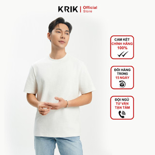 Áo Phông Nam KRIK Form Regular Chất Liệu Cao Cấp Mềm Mịn Thoáng Mát Thấm Hút Mồi Hôi Tốt AP1350