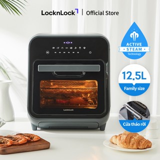 Lò nướng chân không kết hợp chức năng hấp LockL&Lock Steam Air Fryer Oven 12.5L EJF693GRY