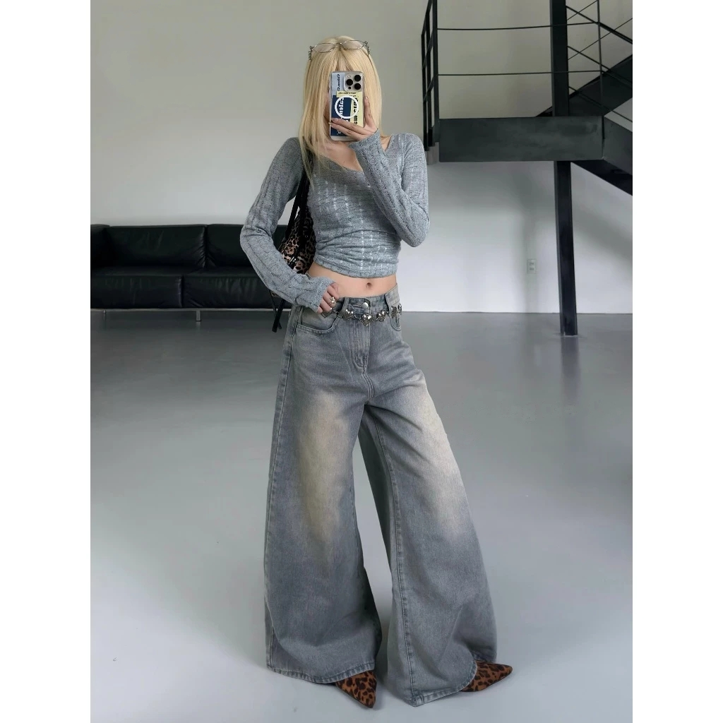 Quần KAKI Jeans Ống Rộng Ver 2 WIDE LEG Mango.Studio tôn dáng cạp cao form unisex nam nữ | BigBuy360 - bigbuy360.vn