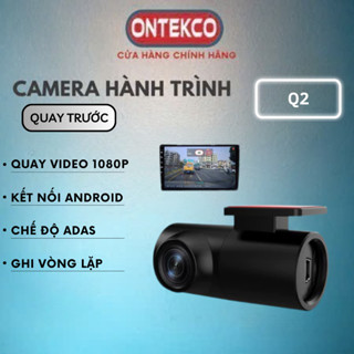  Camera hành trình Ô TÔ ONTEKCO Q2 DVR FHD 1080P góc rộng siêu nét - kết nối Đầu android ô tô qua cổng usb - BH 12 Tháng 
