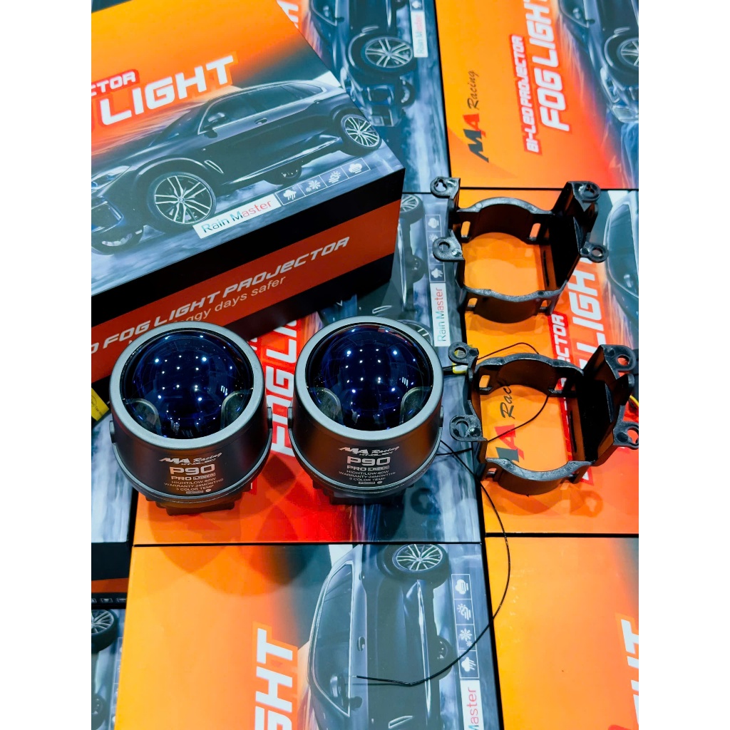 [CHÍNH HÃNG  MARACING]  Bi gầm 3.0 inch Bi Gầm 3.0 P90 công suất 65W 3 màu (giá 1 Đèn) chống nước IP