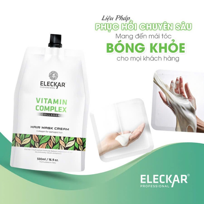 Kem Hấp Siêu Mượt Collagen ELECKAR