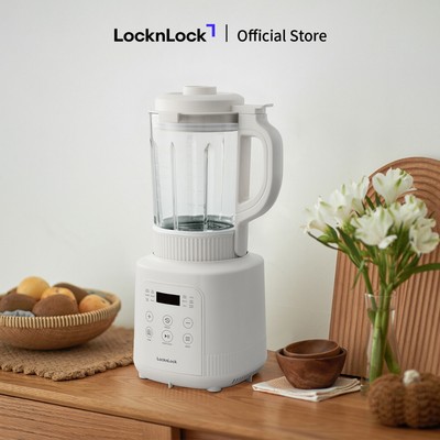 Máy làm sữa hạt đa năng LocknLock Bianco heating blender 1.75L Màu ngà EJM486IVY