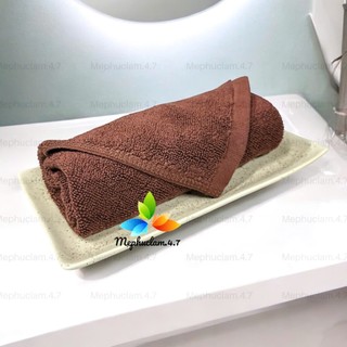 Combo 5 khăn mặt trắng 30x50cm