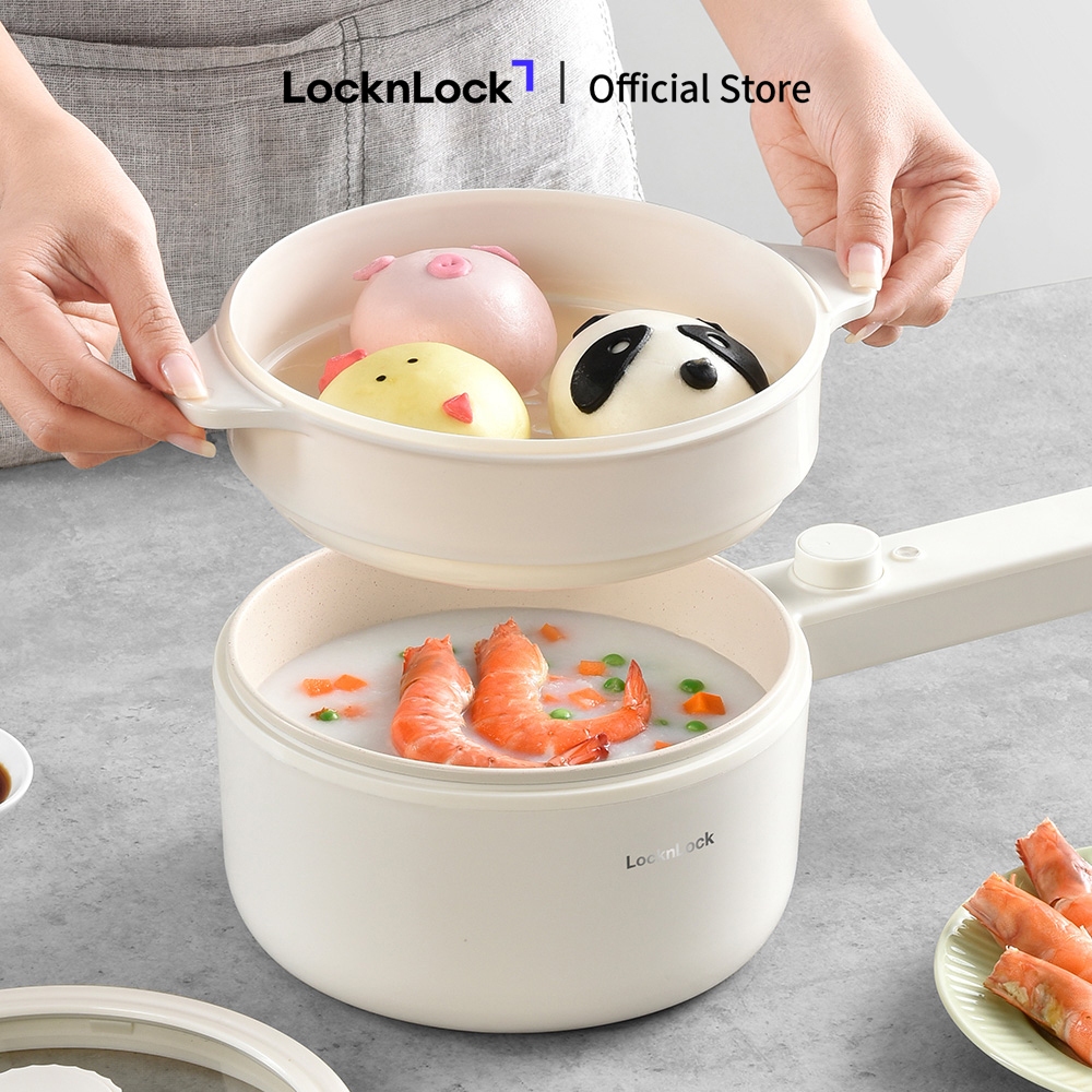 Nồi Điện Đa Năng Lock&Lock Electric Multi Pot 1.5L Màu Ngà Ejp436Ivy