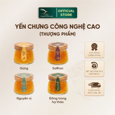 Yến Chưng Sẵn Thượng Phẩm 10G Yến Tươi Hũ 65G Yến Chưng Công Nghệ Cao CiCi Thượng Đỉnh Yến Yến Sào Khánh Hòa