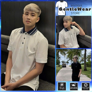 Áo Polo Nam Nữ Hoạ Tiết Phối Ong Sắt Cổ Đủ 2 Màu_Áo Polo Nam Trẻ Trung New 2025