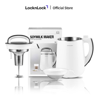 Máy làm sữa hạt, sữa đậu nành lock&lock màu trắng ejs226