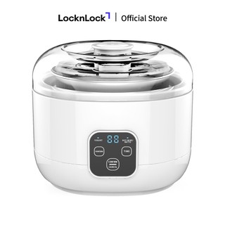 Máy làm sữa chua lock & lock yogurt maker 1l, 220v, 50hz, 15w - màu trắng ejy211