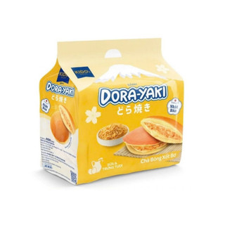 Bánh Dorayaki Chà bông xốt bơ - Xốt Sôcôla Kido's túi 5 chiếc