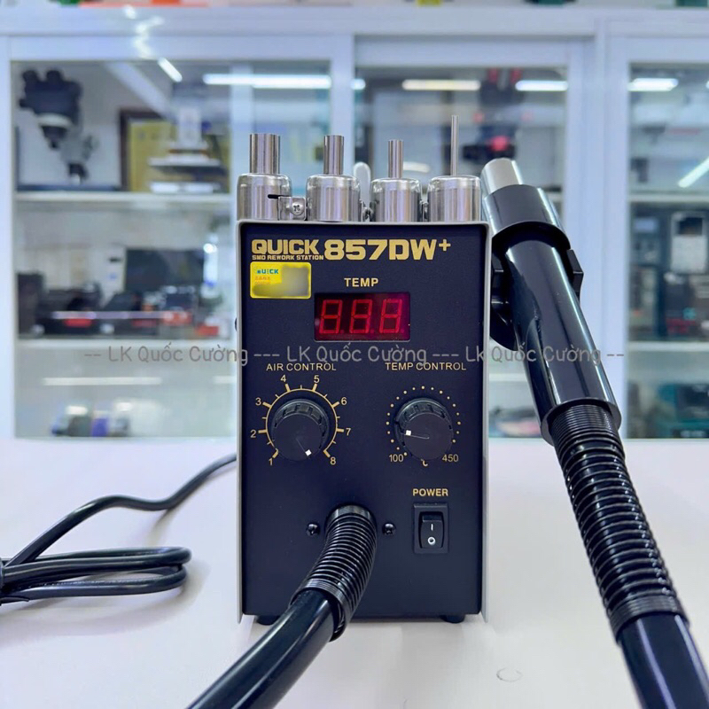 Máy khò Quick 857DW+ công suất 580W / 100-450 độ C