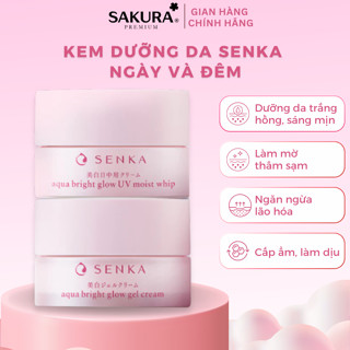 Kem dưỡng da Senka dưỡng trắng, mờ thâm sạm ngày và đêm - Senka