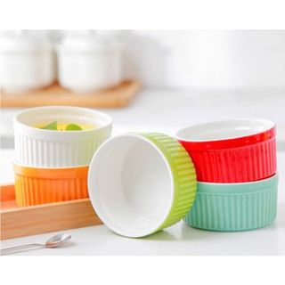 Cốc sứ Ramekin (màu ngẫu nhiên)