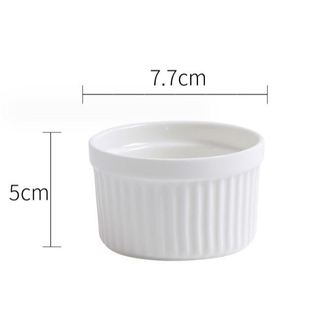 Cốc sứ Ramekin (màu ngẫu nhiên)