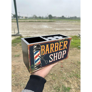  hộp đựng lược kéo cắt tóc nam barbershop 