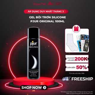 Gel bôi trơn quan hệ silicone Pjur Original 100ml - lubricant cho nam nữ chai có hiệu quả cao