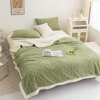   Chính Hãng Chăn Lông Cừu Tafurong Siêu Mềm Mịn - Chăn Len Lông Cừu Mông Cổ Cao Cấp 1m1x1m5-2mx2m3 