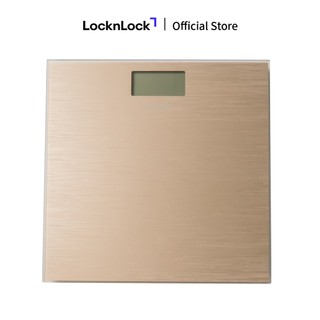 Cân sức khỏe điện tử lock&lock dùng trong gia đình, pin sạc - 180kg enc526slv