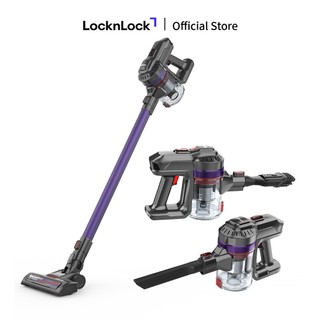 Máy hút bụi không dây dùng pin sạc, thương hiệu lock&lock, dc22.2v, 150w env151