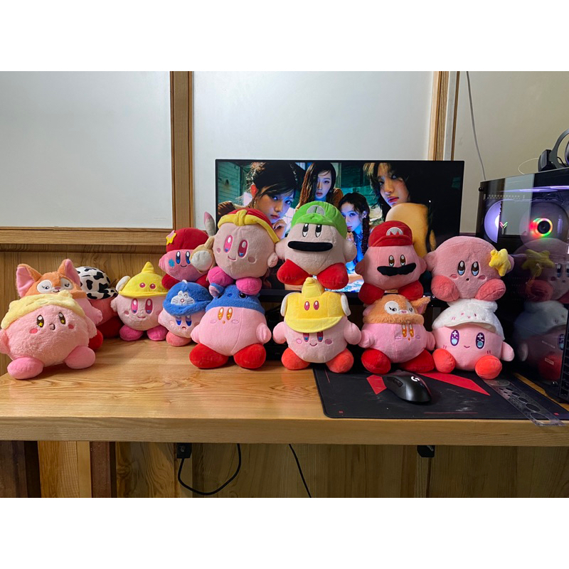 Gấu bông Kirby cosplay Law, hoạ sĩ, doraemon, mario, thỏ, gấu, cáo