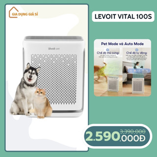 [Hỏa Tốc 2H] Máy Lọc Không Khí Levoit Vital 100S Hút Lông Thú Cưng - Quốc Tế - Hàng Chính Hãng - Bảo Hành 24T - MIMAX