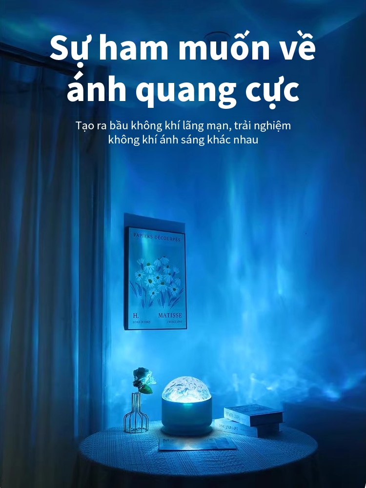 Đèn LED disco hình bầu trời đầy sao