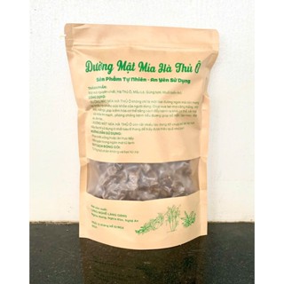 Đường Mía Hà Thủ Ô, 1Kg  Đường Hà Thủ Ô Làm Từ Mật Mía Nguyên Chất Và Các Thảo Dược Tự Nhiên- Túi 1Kg