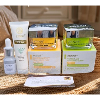 bộ đôi kem zenny  VER tặng serum 10ml duõng trắng da , sữa rửa mặt (sỉ ib)