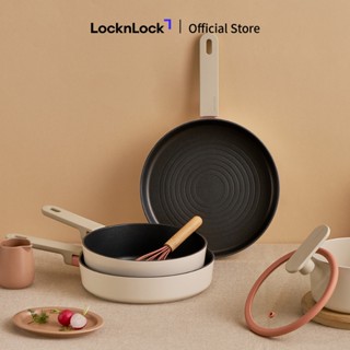 Chảo chống dính Suit Bric LocknLock fry pan dùng được bếp từ, bếp gas, bếp hồng ngoại và bếp điện