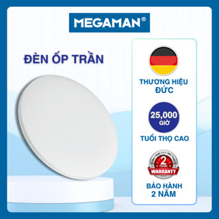 Chính hãng ĐỨC - ĐÈN LED ỐP TRẦN Tràn Viền Tròn MEGAMAN cao cấp kín bụi 18W 24W 36W - BH 1 ĐỔI 1