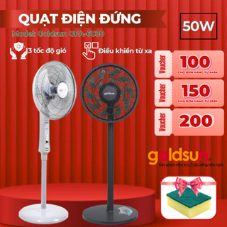 Quạt đứng có điều khiển Goldsun GFA-6040 chính hãng, có điều khiển tiện lợi, bảo hành 12 tháng
