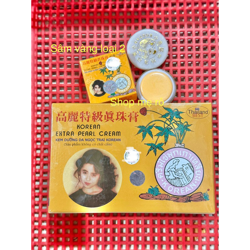 lẻ 1 hủ kem sâm vàng dưỡng trắng da (hàng loại 2)